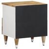 vidaXL Nattbord 2 stk 40x33x46 cm heltre mango