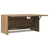 vidaXL Garderobe artisan eik 70x32,5x35 cm konstruert tre