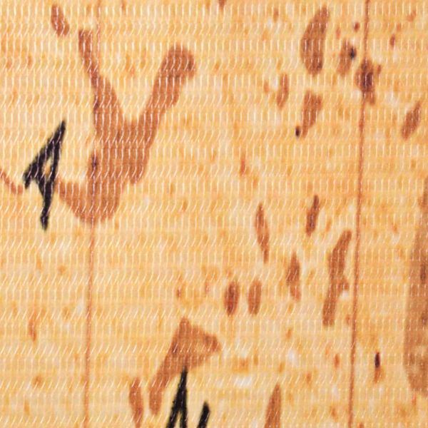 vidaXL Sammenleggbar romdeler 120x170 cm verdenskart gul