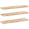 vidaXL Flytende hyller 3 stk 100x20x2 cm ubehandlet heltre akasie