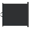 vidaXL Uttrekkbar kj&aelig;ledyrport svart 102,5x125 cm