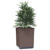 vidaXL Plantekasser 4 stk brun 30x30x37 cm polypropylen