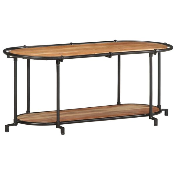 vidaXL TV-benk 100x42x40 cm heltre akasie