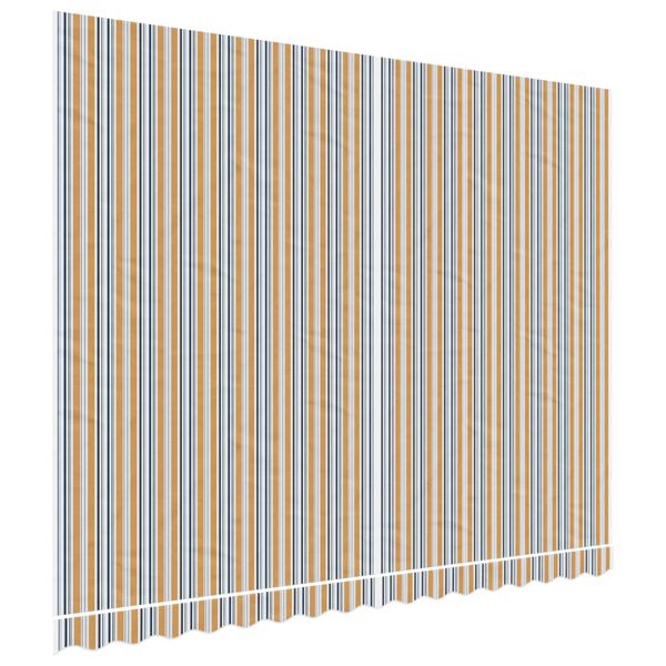 vidaXL Erstatningsduk for markise flerfarget stripe 4x3 m
