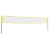 vidaXL Volleyballnett gul og svart 823x244 cm PE stoff