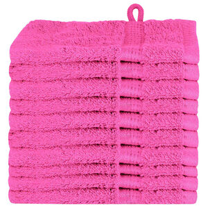 vidaXL Gjesth&aring;ndkle SOLUND 10 pcs Rosa 15 x 21 cm 550 gsm