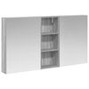 vidaXL Baderomsskapsett 3 stk. 130 x 14,5 x 70 cm Konstruert tre