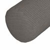 vidaXL Bolster puter 2 pcs Lysegrå Ø 15 x 40 cm Corduroy stoff