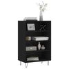 vidaXL Highboard svart 57x35x90 cm konstruert tre