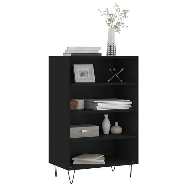vidaXL Highboard svart 57x35x90 cm konstruert tre