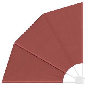 vidaXL Balkong privat skjerm Terrakotta 115 x 115 cm Polyester