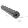 vidaXL Bordbeskytter rull gjennomsiktig 0,9x15 m 1,6 mm PVC