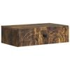 vidaXL Vegghengt Sidebord 59 x 34,5 x 17 cm Konstruert tre R&oslash;kt Eik