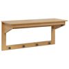 vidaXL Kleshenger HILL Honning brun 90 x 35 x 41.5 cm Massiv furu