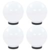 vidaXL LED-kulelamper 4 stk sf&aelig;risk 20 cm PMMA
