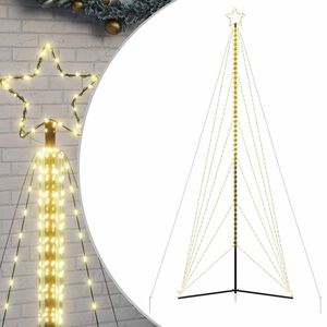 vidaXL LED Juletre 861 LEDs Varm Hvit 478 cm