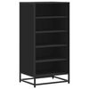 vidaXL Skohylle svart 48x38x97,5 cm konstruert tre