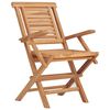 vidaXL Klappstoler 2 stk 56x63x90 cm heltre teak