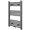 Radiator h&aring;ndklestativ rett gr&aring; 500 x 764 mm