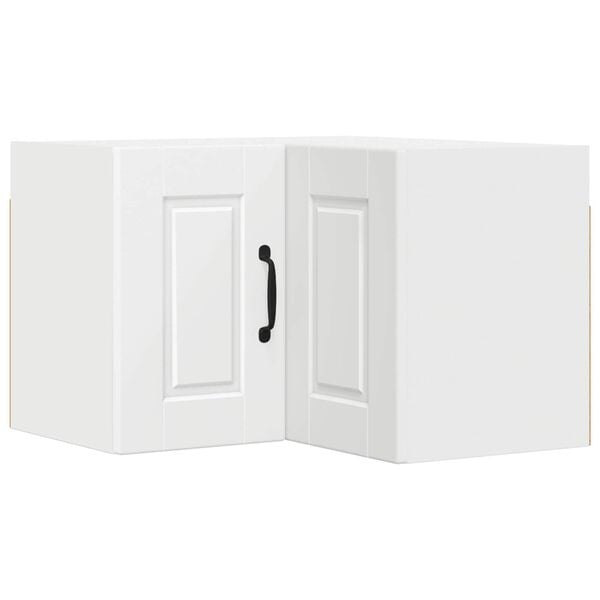 vidaXL Kj&oslash;kkenskap med hylle Hvit 57 x 57 x 40 cm Konstruert tre