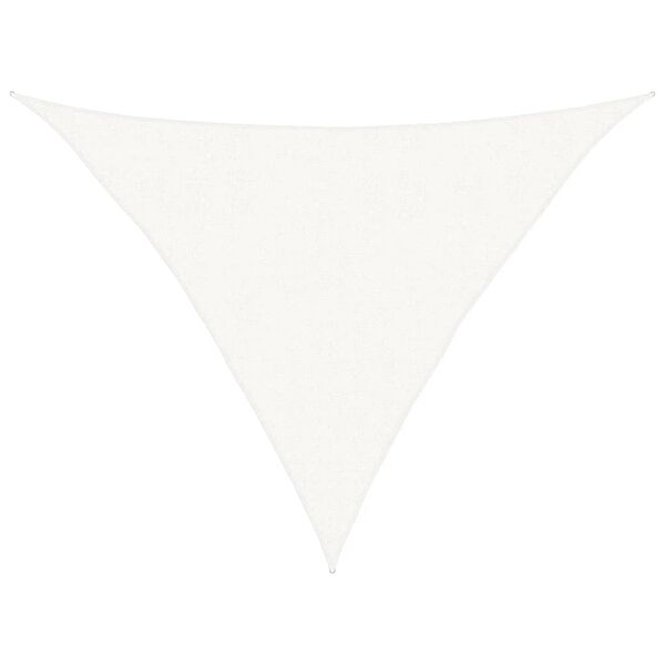 vidaXL Solseil 160 g/m&sup2; hvit 2,5x2,5x3,5 m HDPE