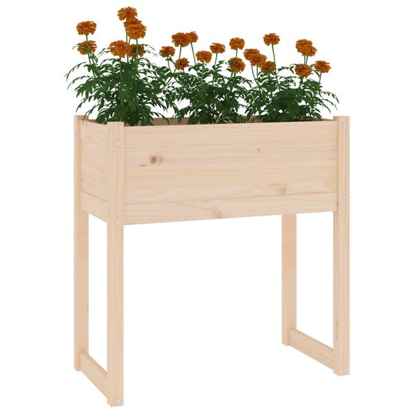 vidaXL Plantekasse 78x40x81 cm heltre furu