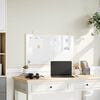 vidaXL Magnetisk whiteboardtavle med ramme i heltre furu 100x55 cm