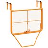 vidaXL Balkongbord gul 60x40 cm st&aring;l