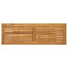 vidaXL Utebord med lagring med hylle Naturlig og grå 110 x 35 x 75 cm