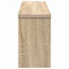 vidaXL Vegghengt kleshenger Sonoma eik 75 x 16 x 26 cm Konstruert tre