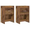 vidaXL Nattbord 2 stk. Gammelt tre 40 x 30 x 60 cm Konstruert tre