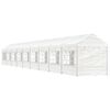 vidaXL Paviljong med tak hvit 20,07x2,28x2,69 m polyetylen