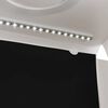 vidaXL Sammenleggbar LED-fotostudiolysboks 40x34x37 cm plast hvit