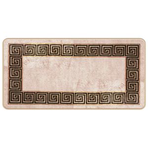 vidaXL Teppe Runner MARSA Svart 50 x 100 cm Polyester og PVC