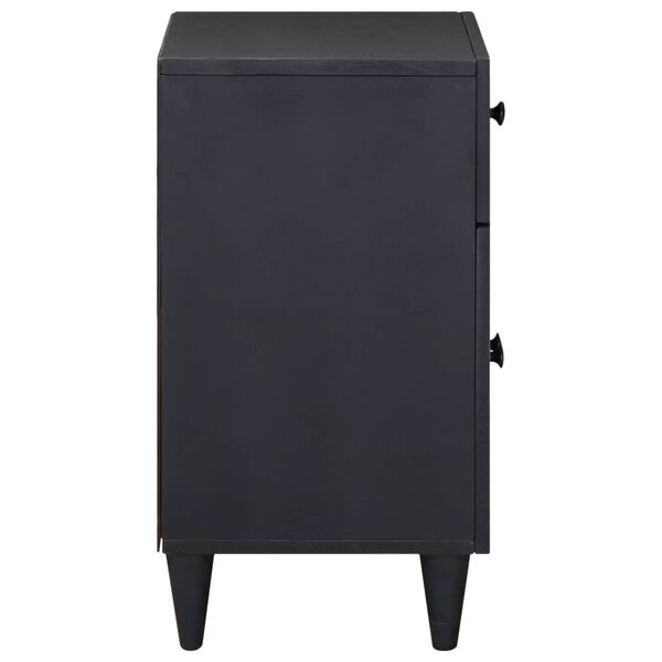 vidaXL Nattbord med skuff Flerfarget 50 x 33 x 60 cm Massiv mango tre