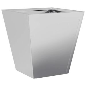 vidaXL Plantekasse 30x30x30 cm galvanisert st&aring;l