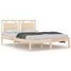 vidaXL Sengeramme heltre 180x200 cm Super King