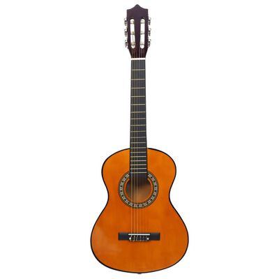 vidaXL Klassisk gitar for nybegynnere og barn 1/2 34" lind
