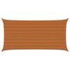 vidaXL Solskygge seil Oransje og Brunt 6 x 3 m 100% polyester Oxford