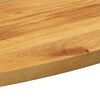 vidaXL Bordplate 140x50x3,8 cm oval heltre mango
