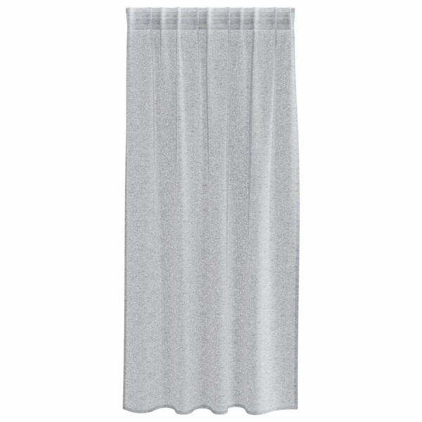 vidaXL Voile Gardin med gardiner 2 pcs M&oslash;rkegr&aring; 175 x 140 cm Polyester