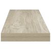 vidaXL Flytende vegghyller 4 stk eik 80x23,5x3,8 cm MDF