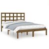 vidaXL Sengeramme honningbrun heltre 140x200 cm