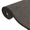 vidaXL Teppeløper sisal-utseende antrasitt 50x250 cm
