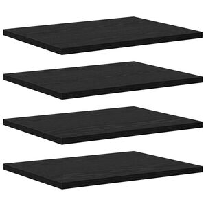 vidaXL Bokhyllebrett 3 niv&aring;er 4 stk. 40 x 30 x 1,5 cm Konstruert tre
