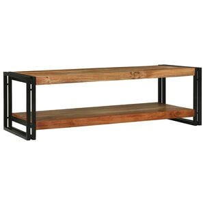 vidaXL Kaffebord Brun 120 x 50 x 38 cm Solid akasietre