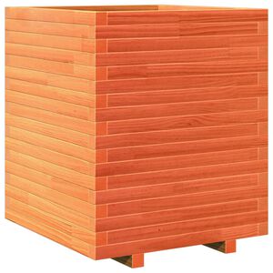 vidaXL Plantekasse voksbrun 60x60x72 cm heltre furu