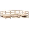 vidaXL Hagesofasett 8 deler heltre furu
