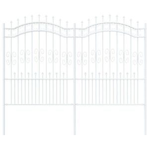 vidaXL Hage Hegning KAMPEN Hvit