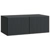 vidaXL Vegghengt TV skap Svart 78,5 x 41 x 30 cm Konstruert tre